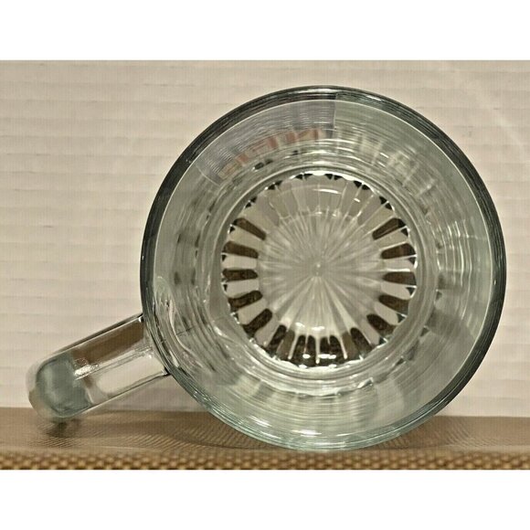 Vintage Thick Glass NFL Football Beer Mug Stein Cup - Picture 6 of 6